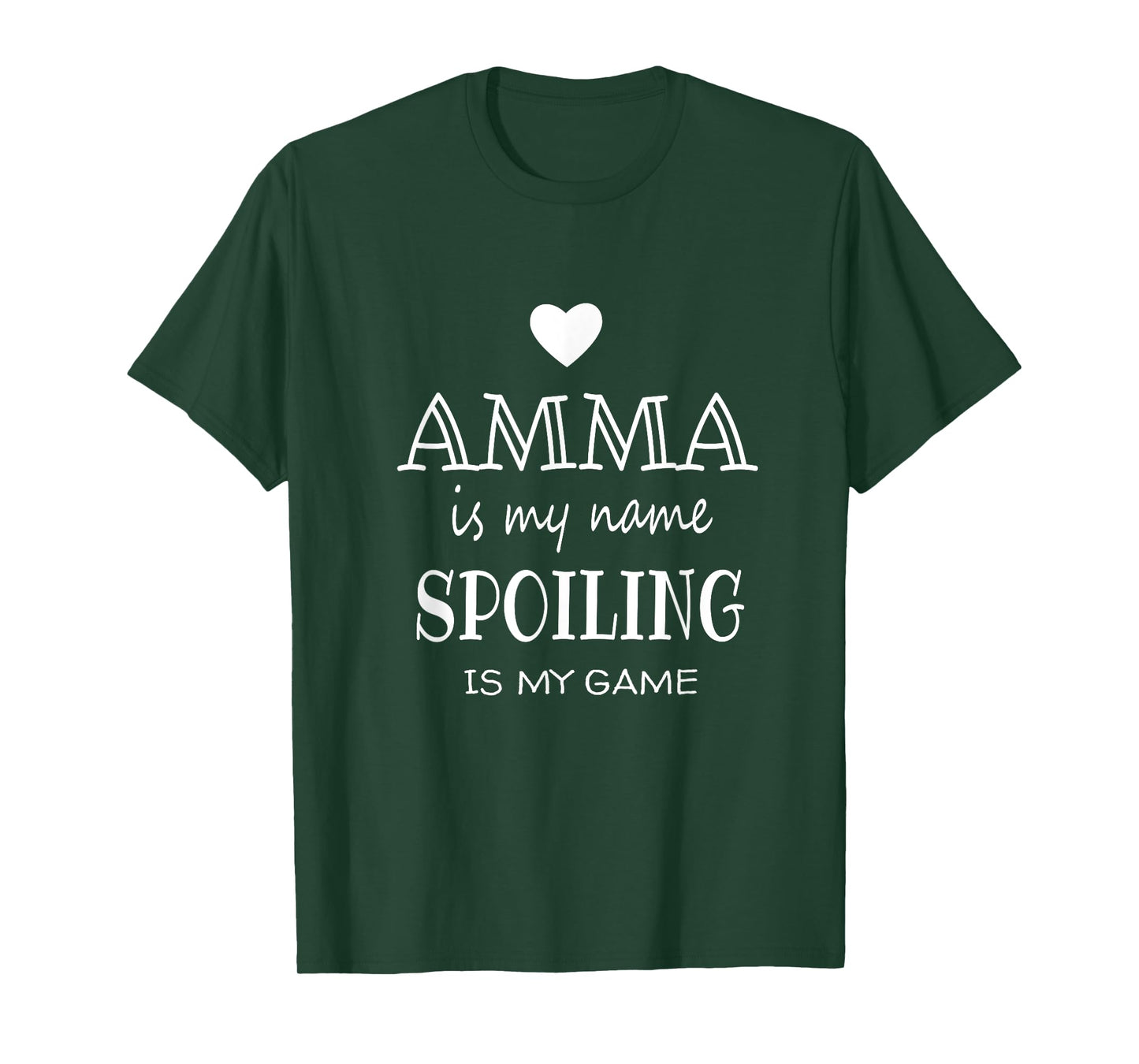 Amma Is My Name Funny Amma Shirt Gifts for Amma Grandma T-Shirt