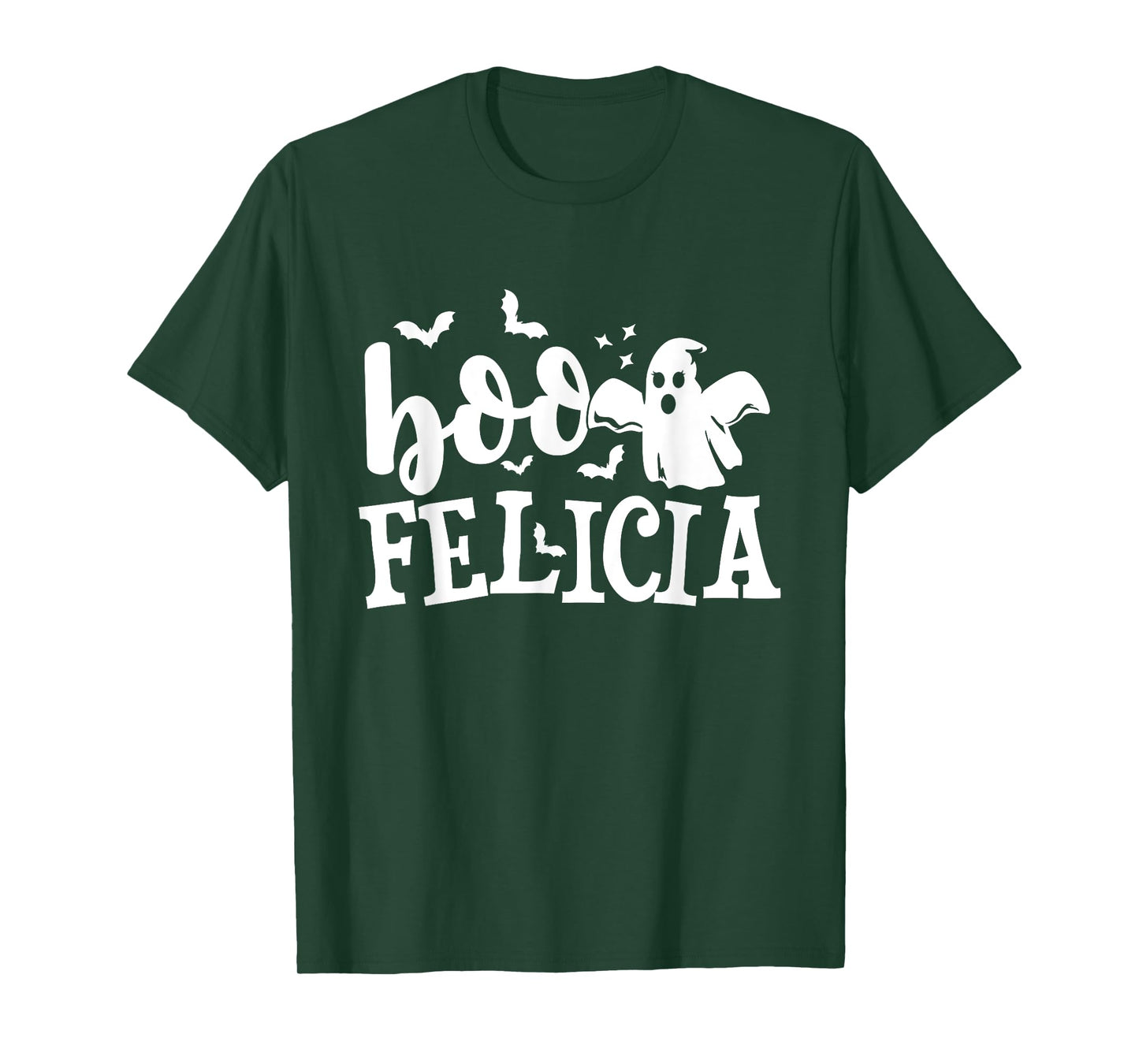 Boo Felicia - Halloween Ghost Bat Pun T-Shirt