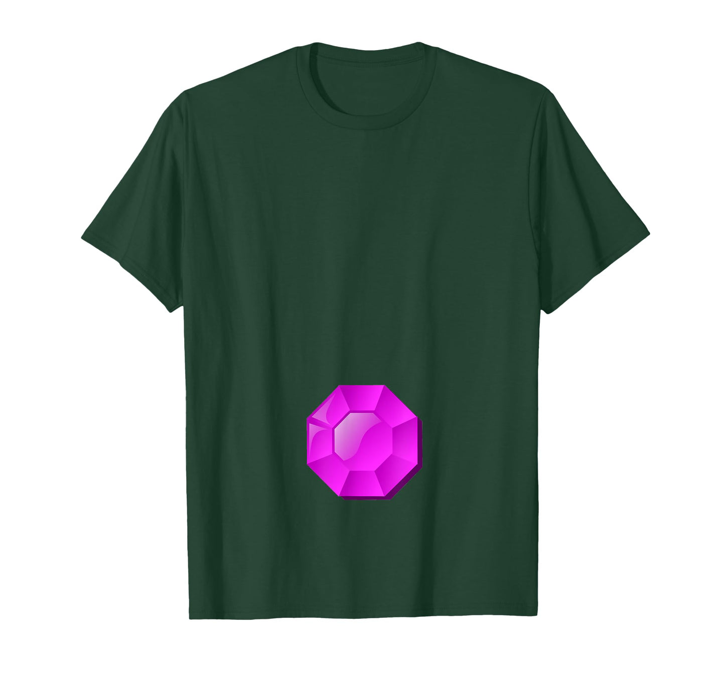 Troll Costume - Gem Belly Button T-Shirt