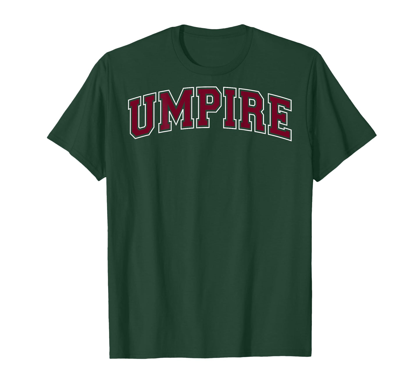Umpire Sports Baseball Softball Vintage Red on the back T-Shirt