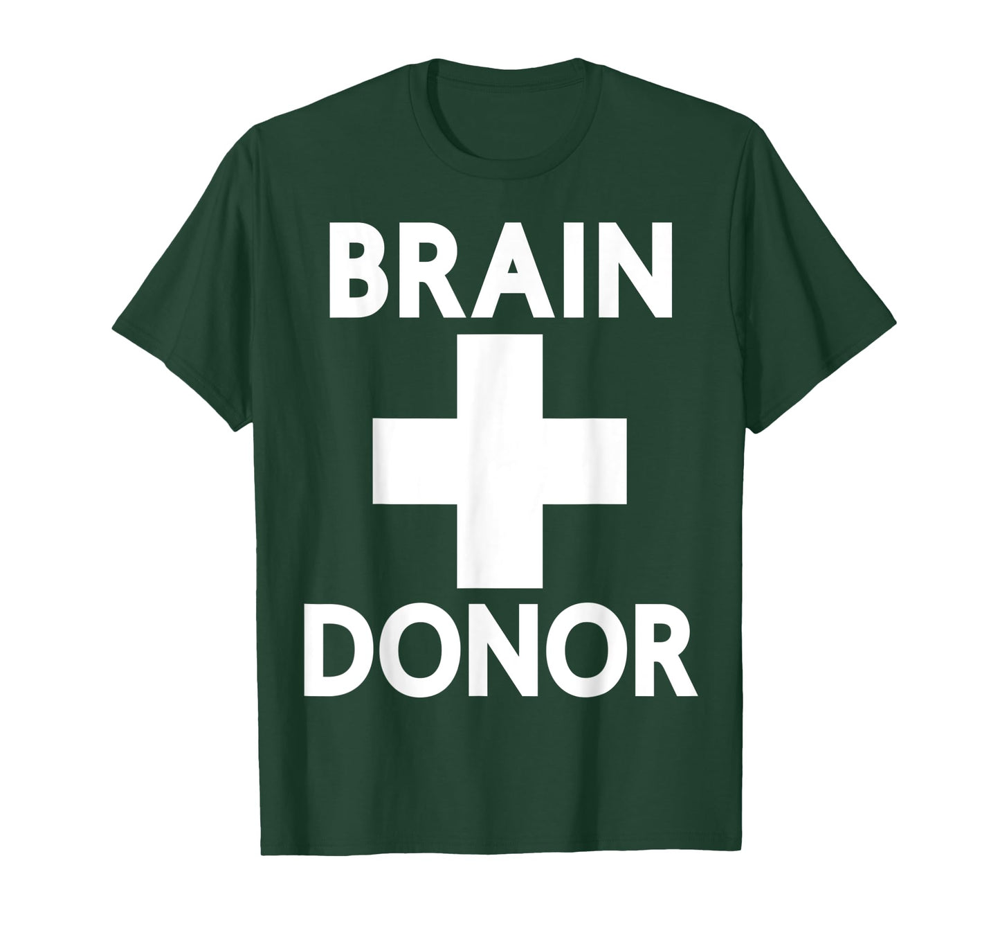 ZOMBIE BRAIN DONOR DISPENSER FUNNY HALLOWEEN COSTUME MEN BOY T-Shirt