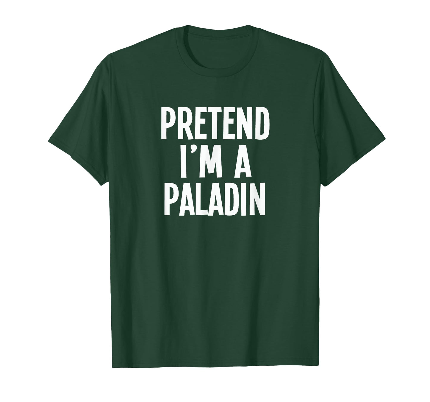 Lazy RPG Costume Shirt - Pretend I'm A Paladin