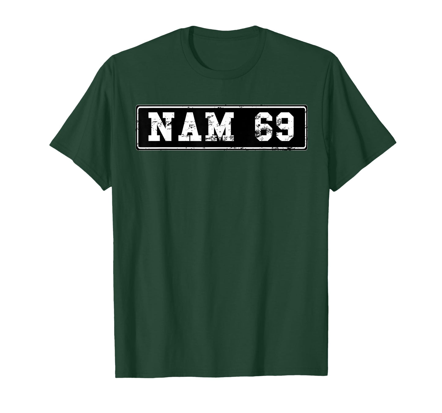Vietnam War Vet Veterans Licence Plate Nam 69 Gift T Shirt T-Shirt