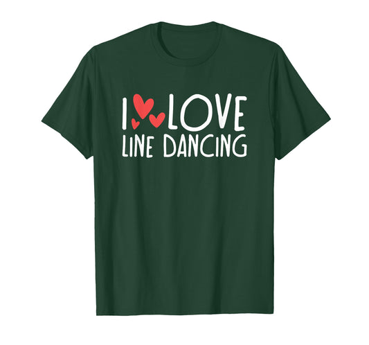 I Love Line Dancing T-Shirt