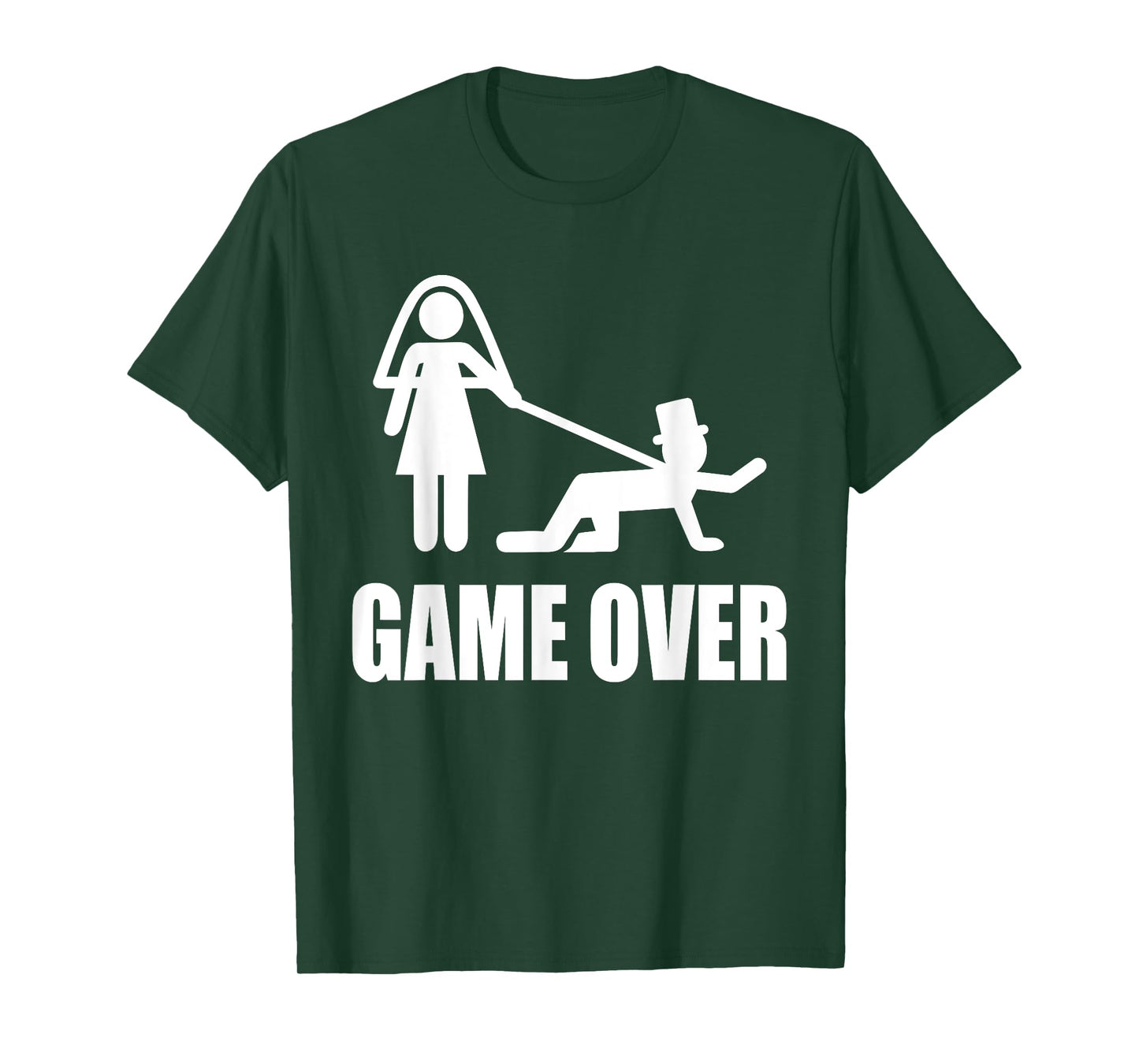 Funny Getting Married Game Over Wedding Gag Team Groom T-Shirt
