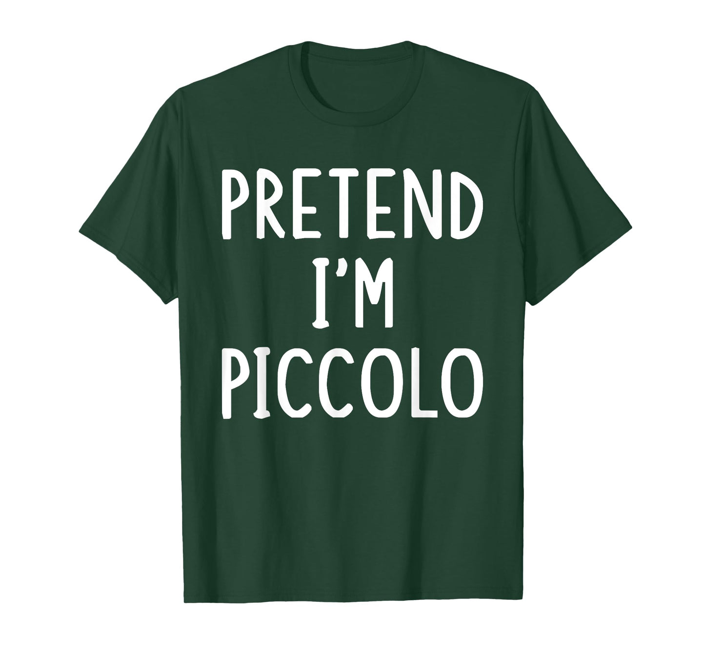 Pretend I'm Piccolo Lazy Easy Halloween Matching Costume T-Shirt