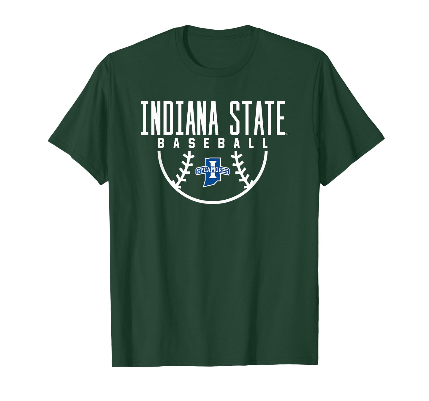 Indiana State University Sycamores Baseball Arch T-Shirt