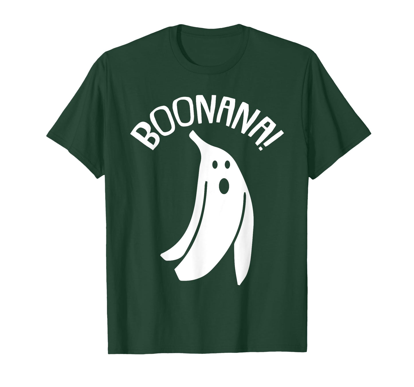 Boo-nana Lazy Halloween Costume Funny Ghost Banana Pun T-Shirt