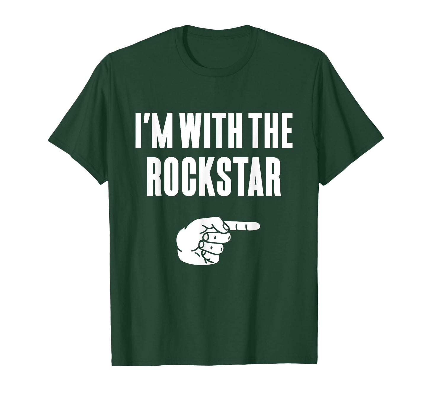 I'm With The Rockstar Funny Halloween Couple Costume Gift T-Shirt