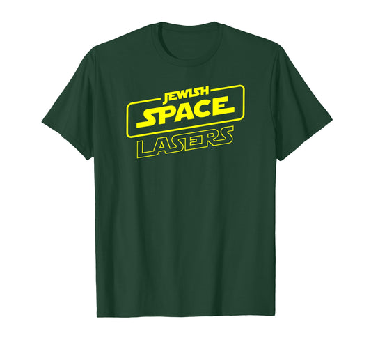 JEWISH SPACE LASERS IN YELLOW TEXT -- SCI-FI THEMED DESIGN T-Shirt