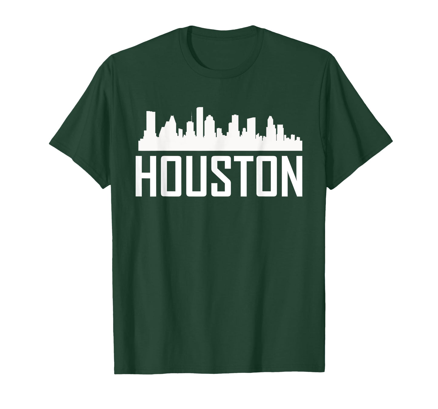 Houston TX Skyline Silhouette Cityscape T-Shirt T-Shirt