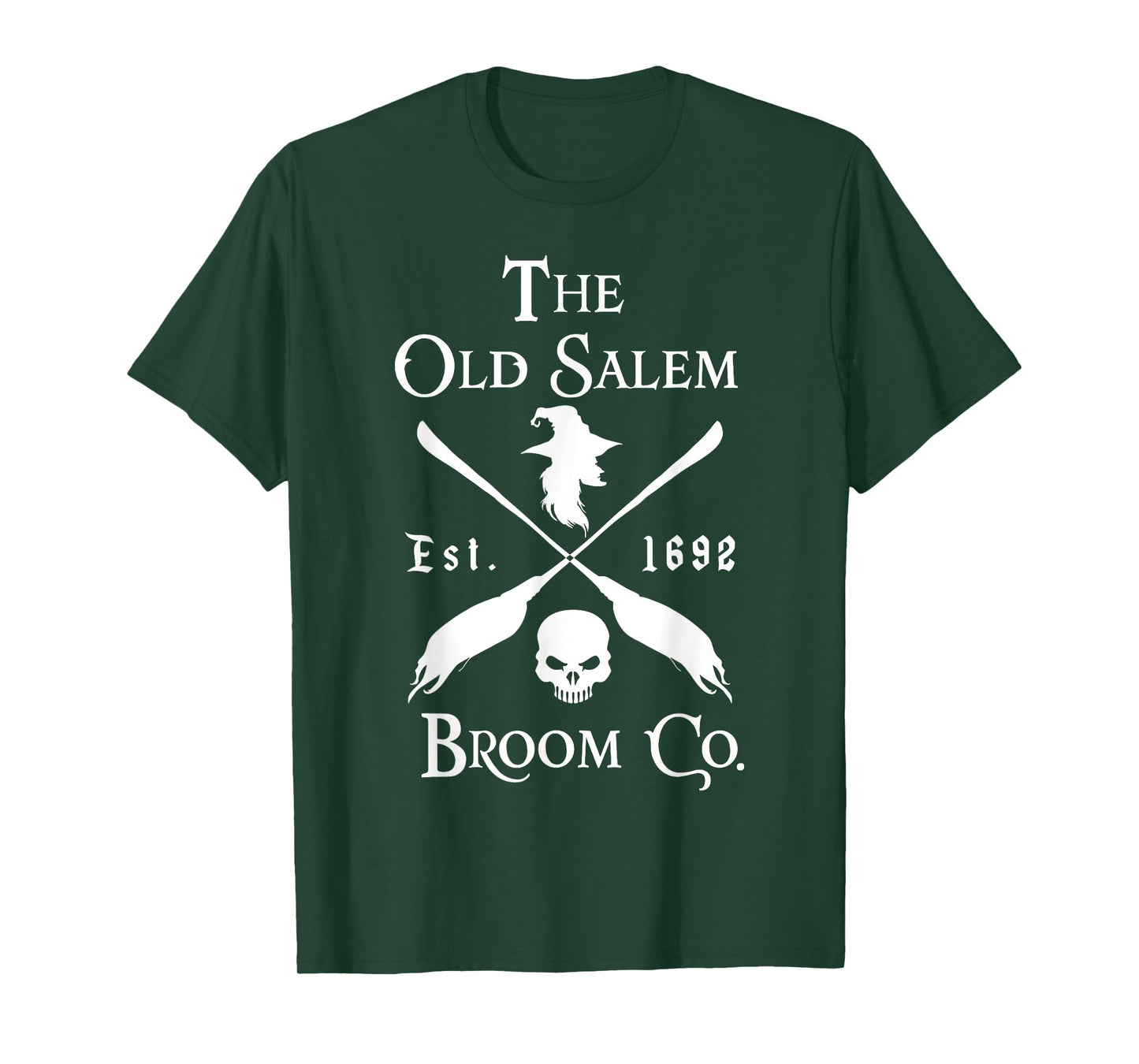 Salem Broom Company is Halloween in 1692 T-Shirt