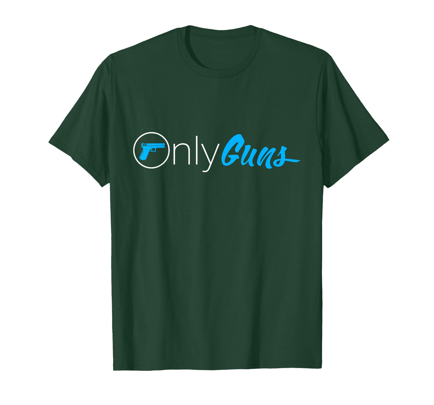 OnlyGuns Funny Gun Owner Meme Parody T-Shirt