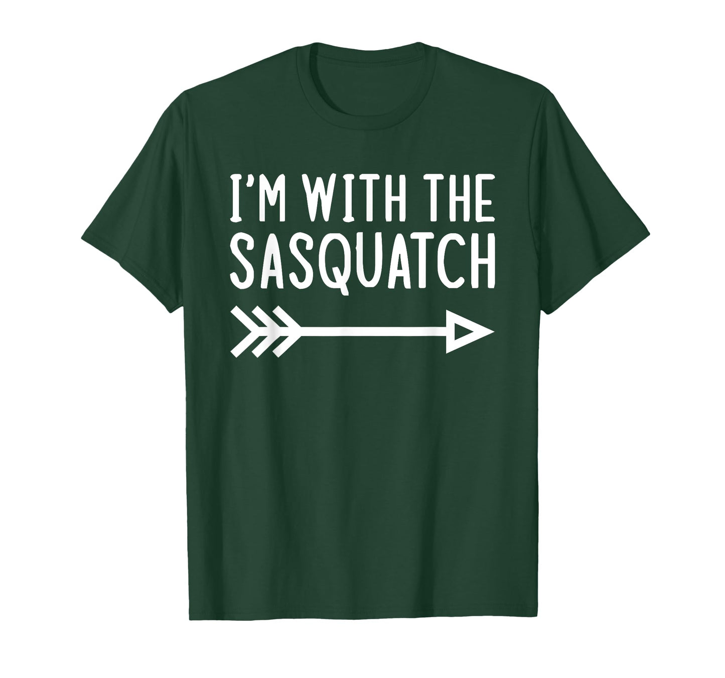 I'm With The Sasquatch Funny Matching Halloween Costume T-Shirt