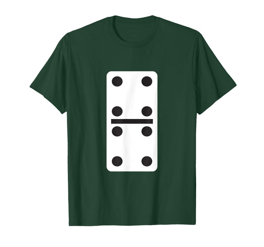 Double Four Dominoes T-Shirt Halloween Costume 4 Domino Game T-Shirt