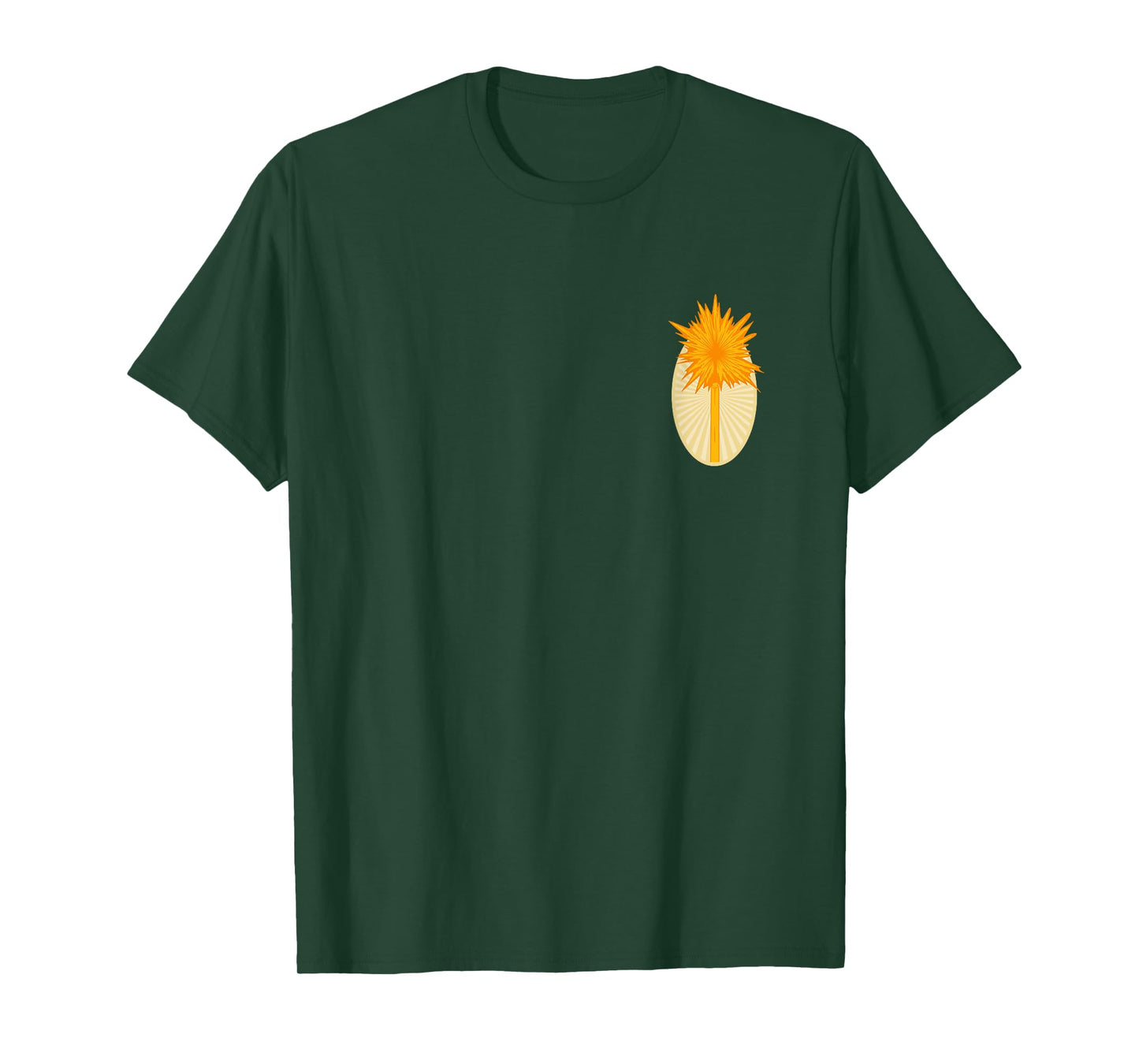 Wicked: for Good Glinda Gold Silhouette Front and Back T-Shirt