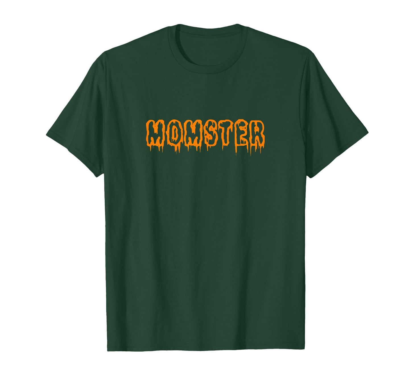 Womens MOMSTER Halloween Mom Monster Funny Orange T-Shirt
