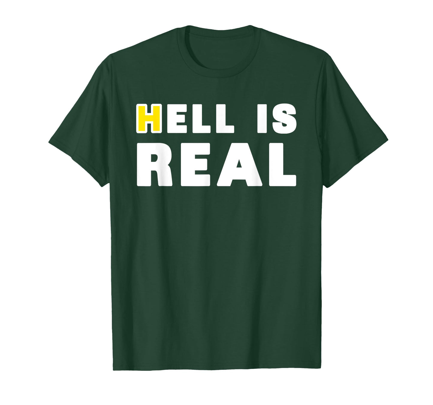 Hell is Real Billboard Columbus & Cincinnati Ohio Soccer T-Shirt