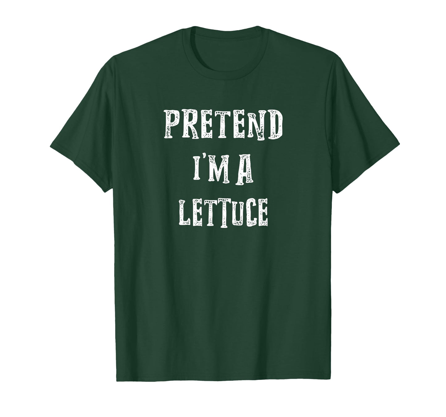 Pretend I'm A Lettuce Halloween Costume Couples Matching T-Shirt
