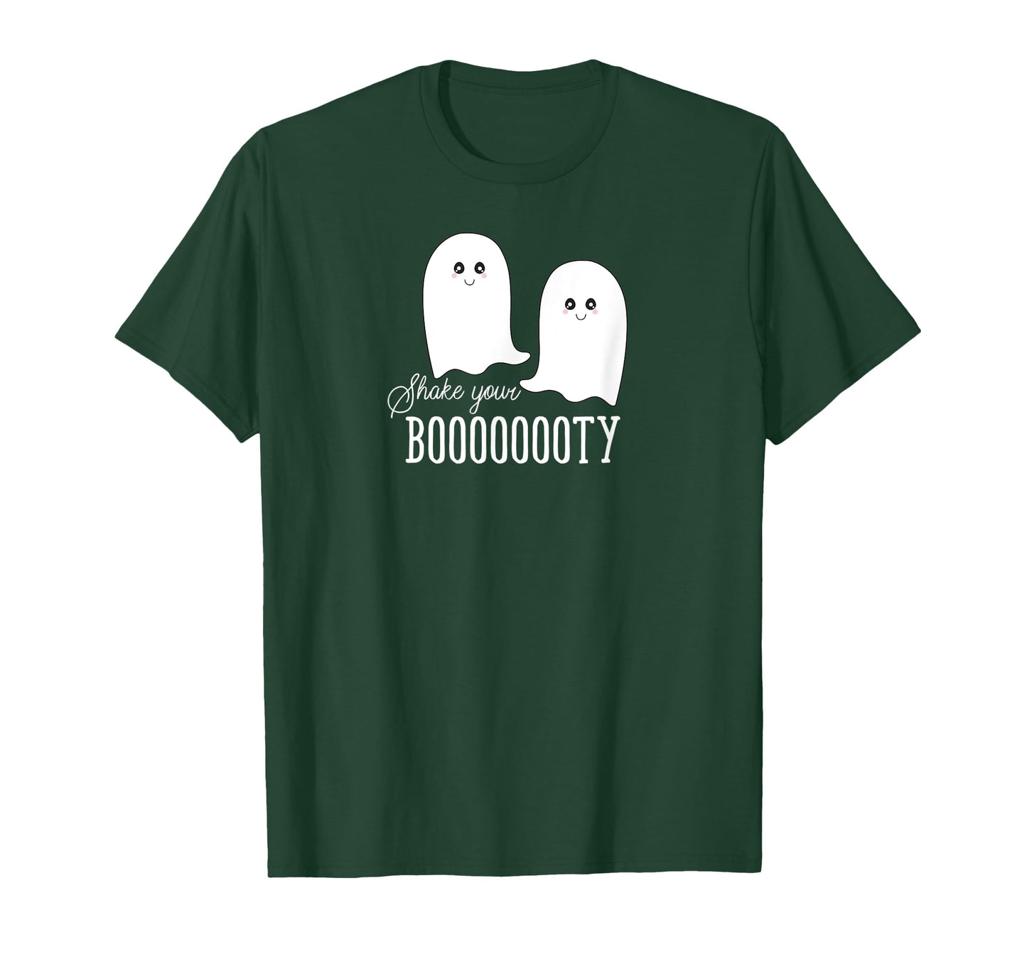 Shake Your Booty Halloween Cute Ghosts Funny T-Shirt
