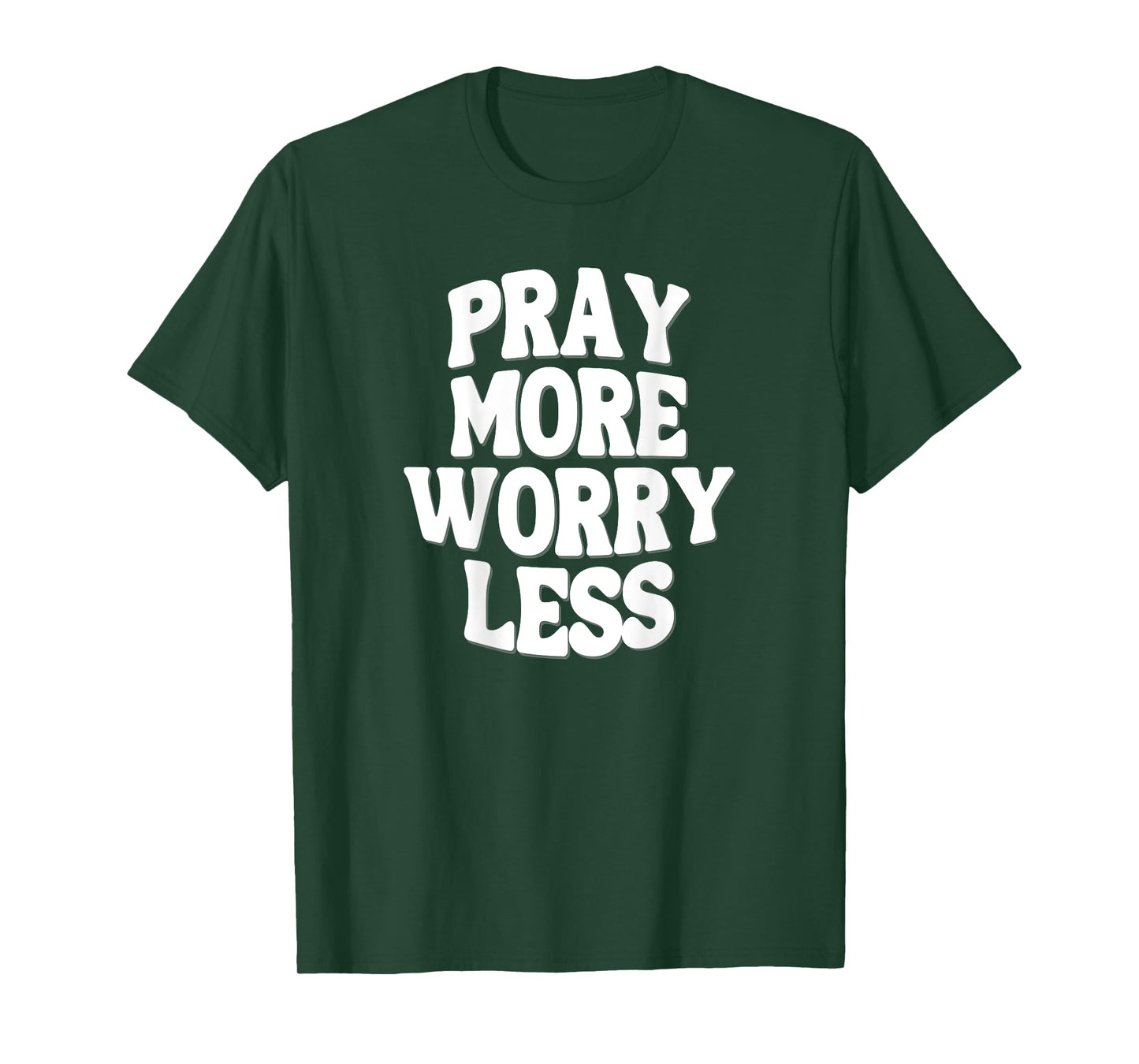 'Pray More Worry Less' Inspiring Pump Cover for the Gym T-Shirt