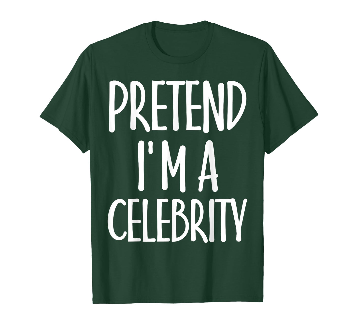 Easy Pretend I'm Celebrity Costume for Famous Halloween T-Shirt