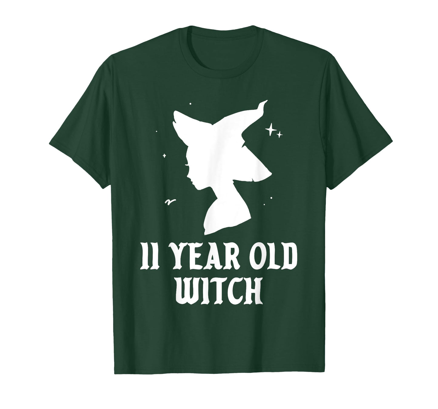 11 Year Old Witch Birthday Party Theme Halloween Costume T-Shirt