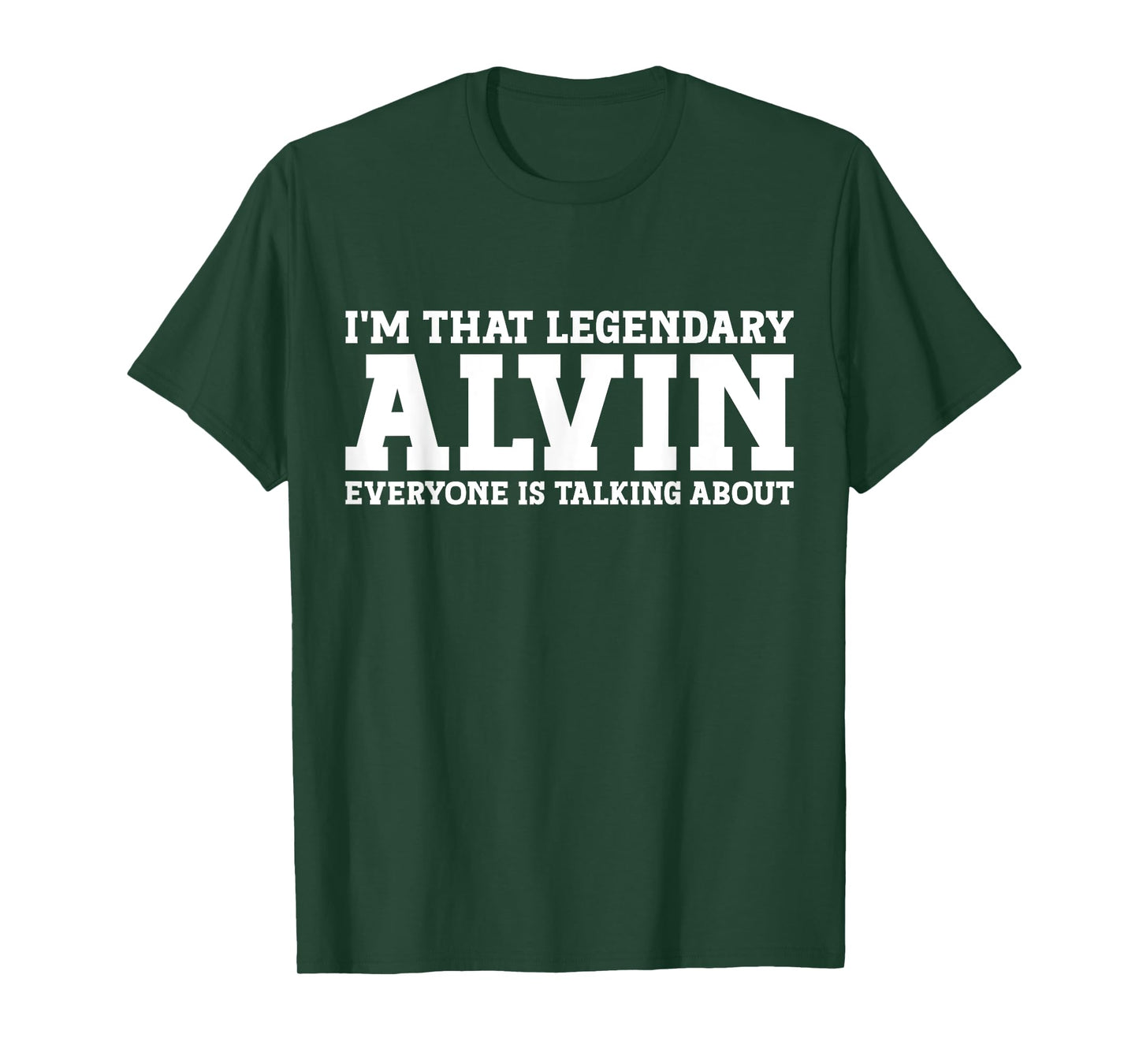 Alvin Personal Name Funny Alvin T-Shirt