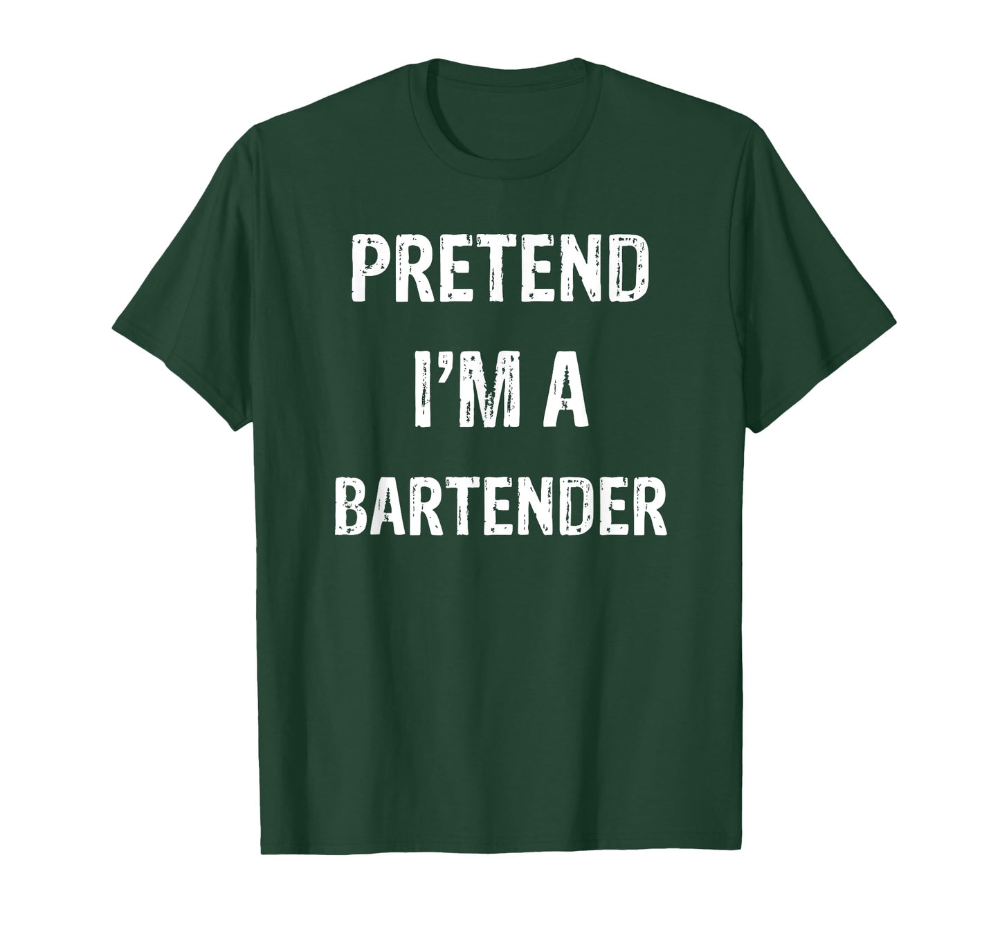 Pretend I'm A Bartender Funny Halloween Party Costume T-Shirt