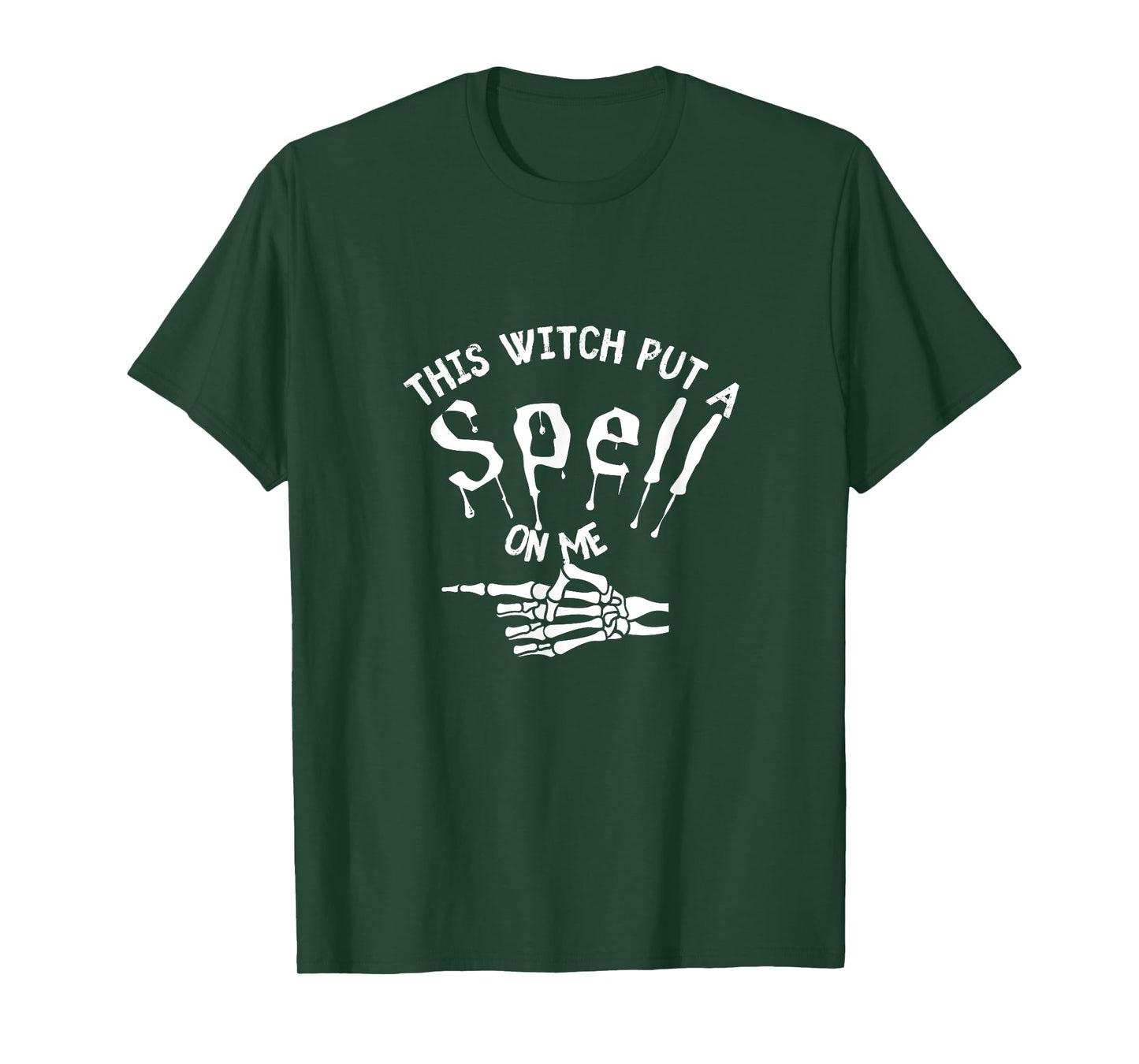 Halloween Couple Shirt Husband This Witch Put A Spell On Me T-Shirt