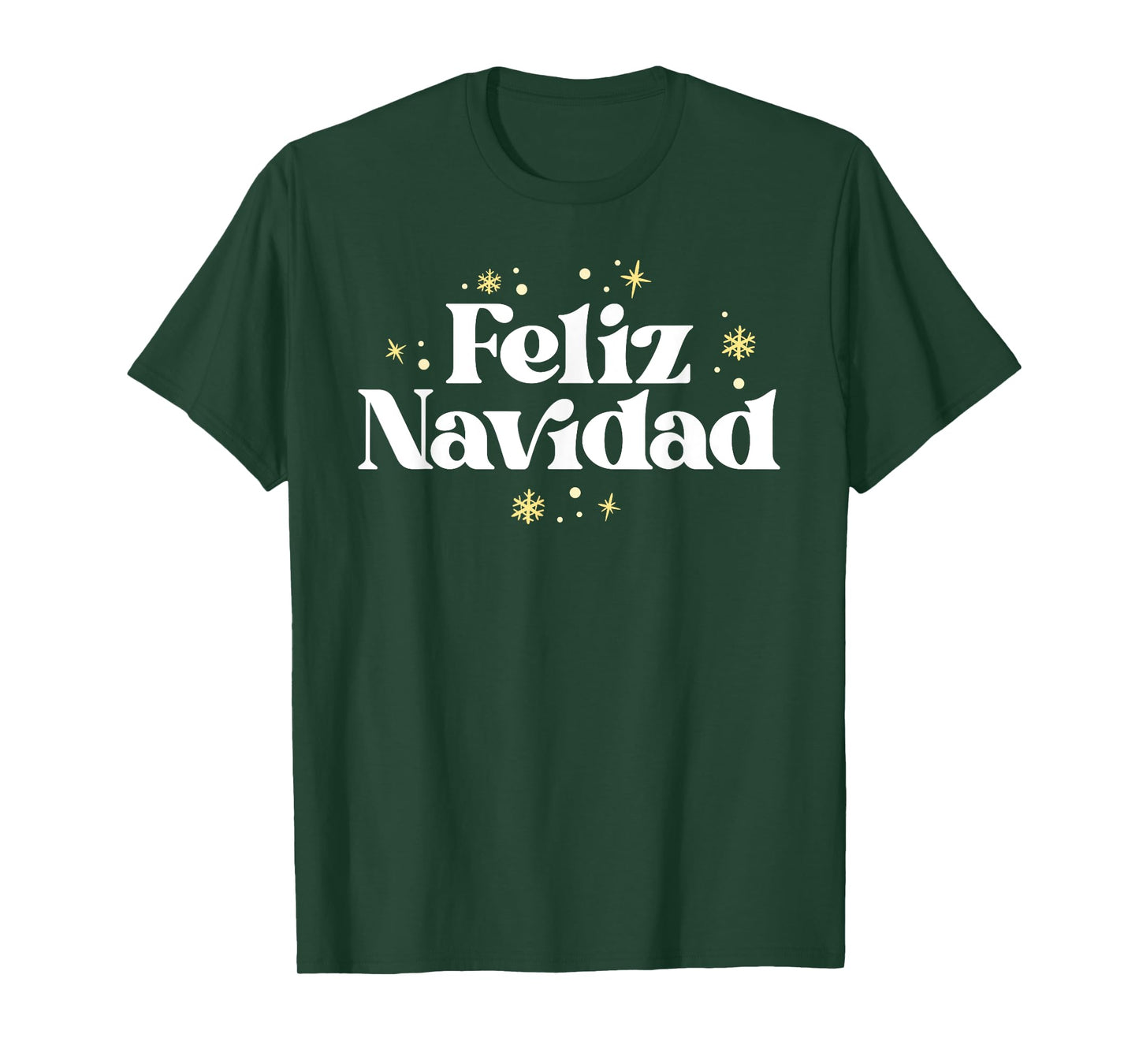 Vintage Feliz Navidad Retro Mexican Xmas Spanish Christmas T-Shirt