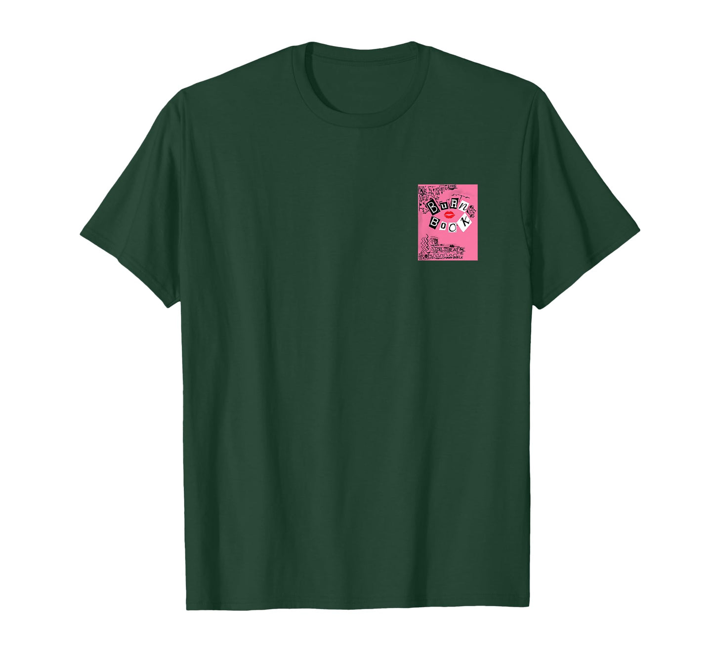 Mean Girls Front and Back Burn Book with the Plastics Movie T-Shirt