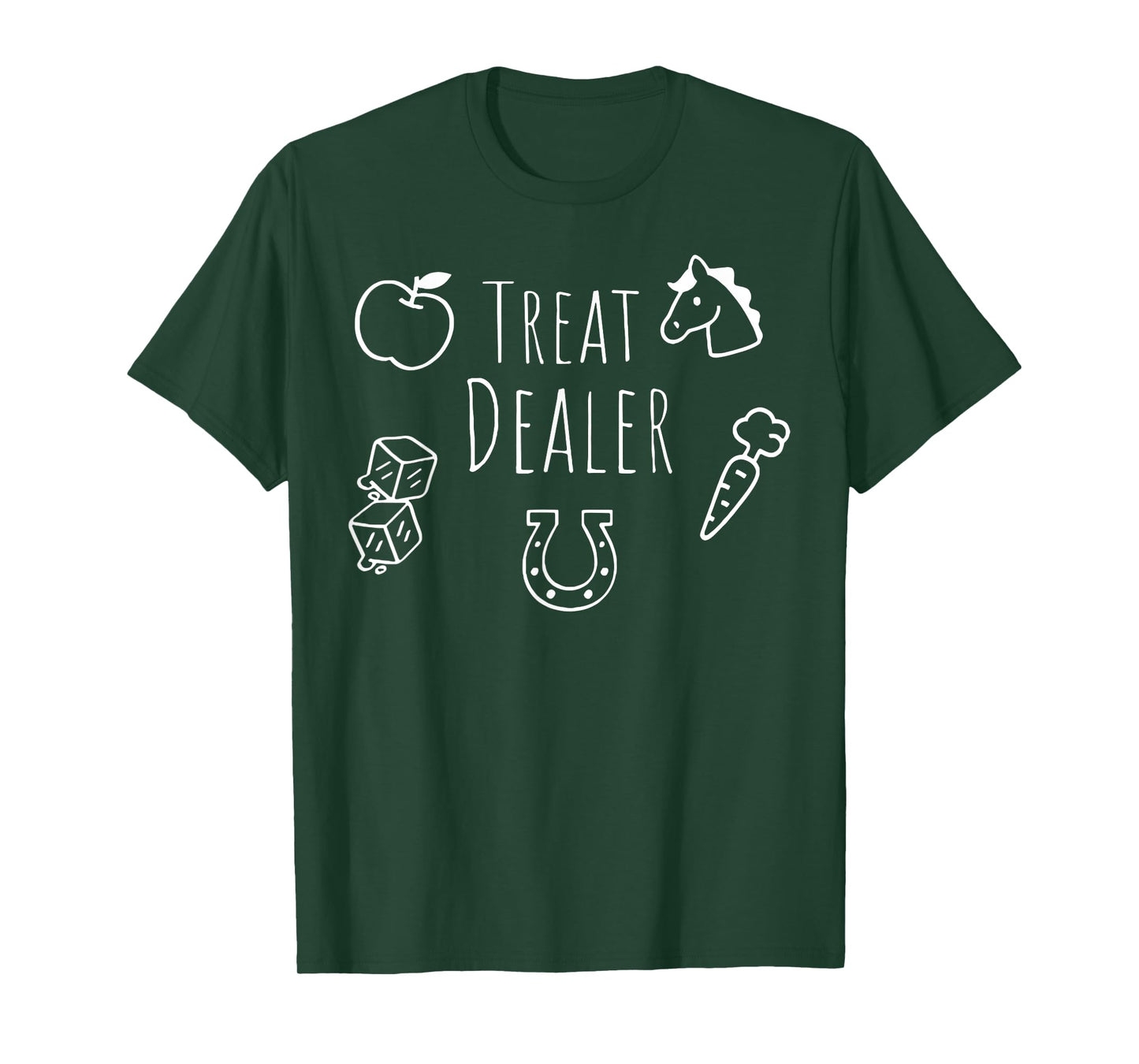 Treat Dealer Horse Treat Lady Equestrian Trainer Horse Mom T-Shirt
