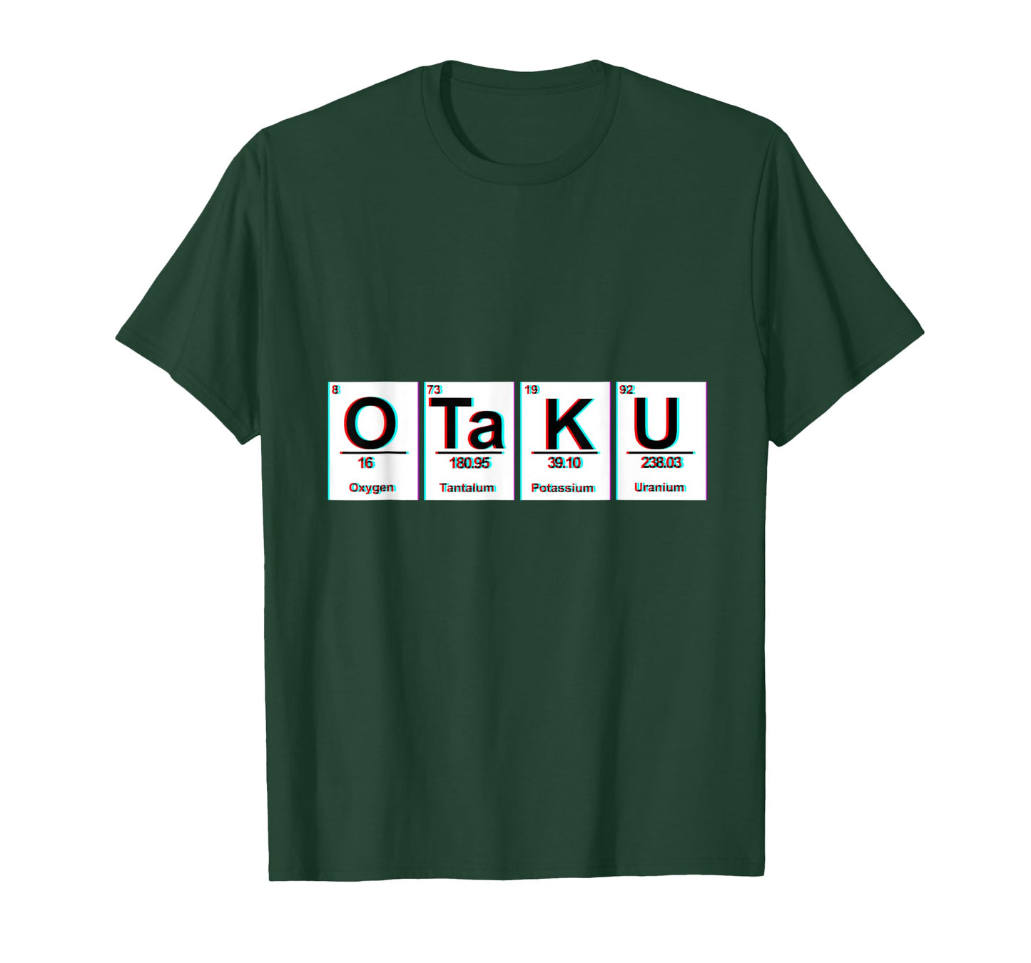 Science Geek Periodic Table Otaku Anime T-Shirt
