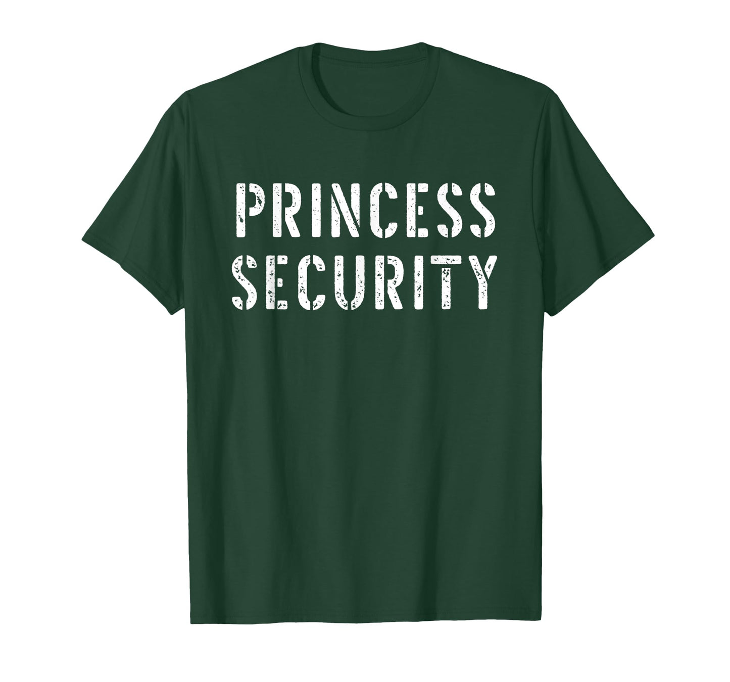 Halloween Dad Mom Daughter Adult Costume Princess Security T-Shirt