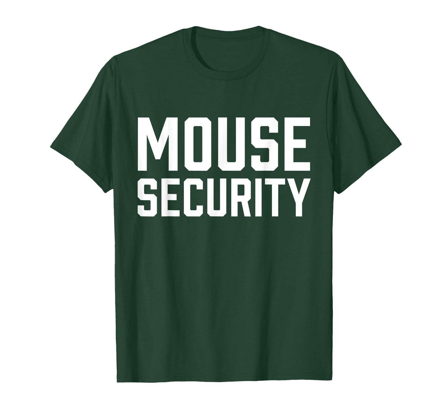 Mouse Security Birthday Family Halloween Costume Mom Dad T-Shirt