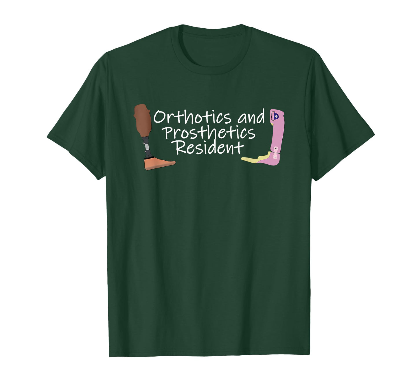 Orthotics and Prosthetics Resident Funny design T-Shirt, Small, Black