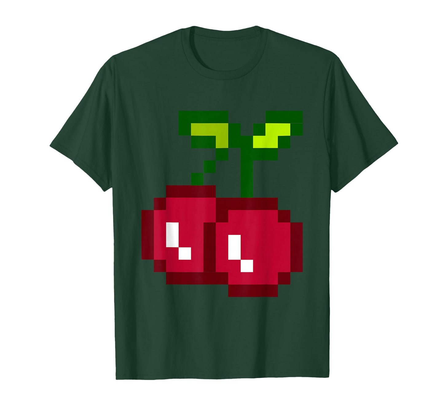 Pixel Cherries 80s Video Game Halloween Costume Easy Group T-Shirt