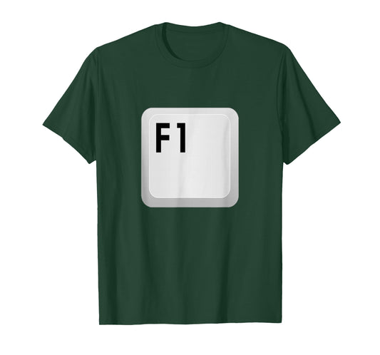 F1 Help keyboard key funny t-shirt T-Shirt