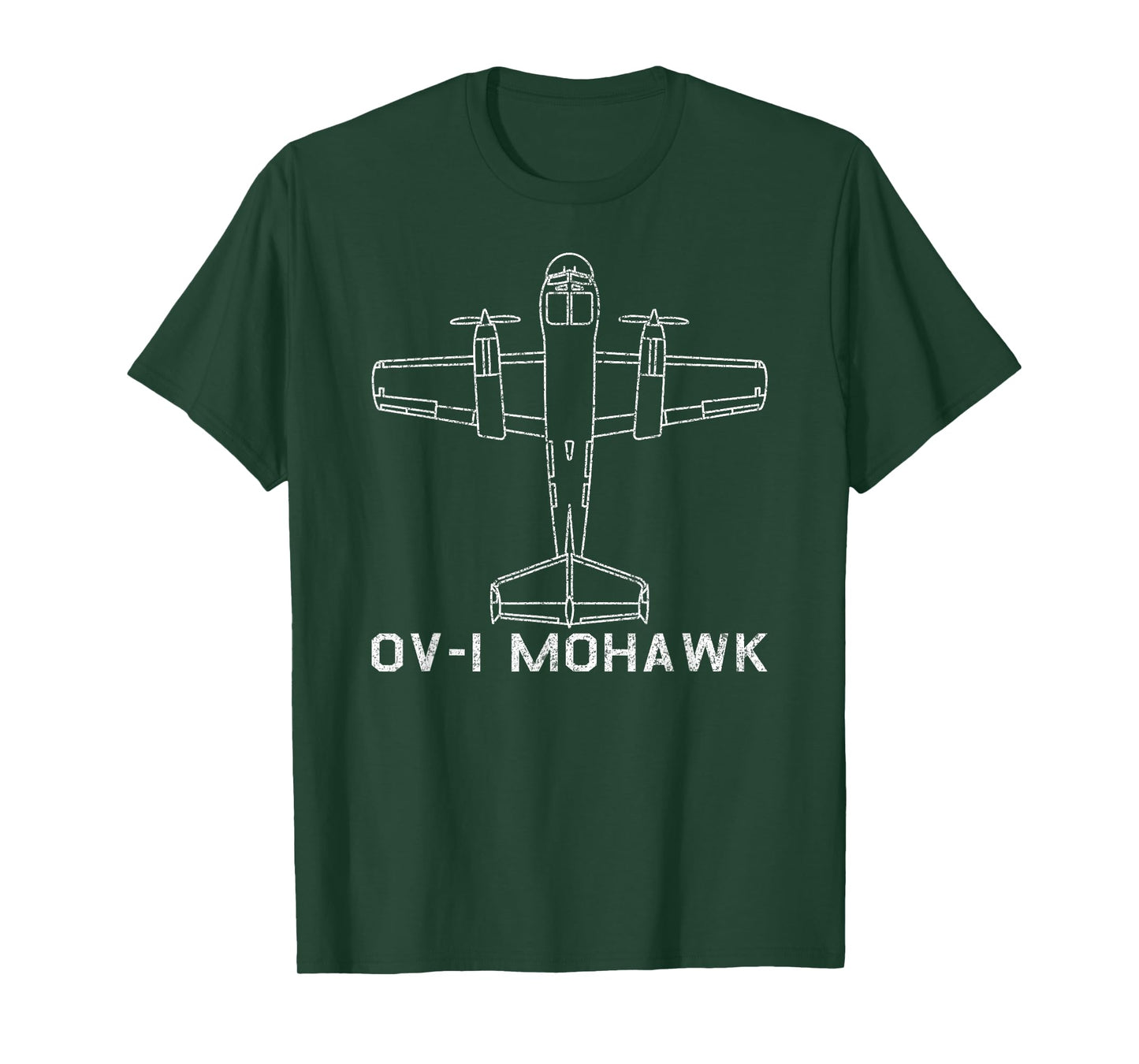 OV-1 Mohawk Attack Observation Plane USA Warplane Gift T-Shirt