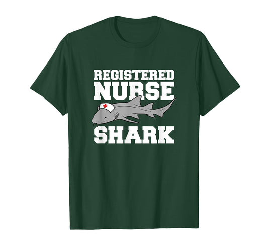 Registered Nurse Shark Funny T-Shirt