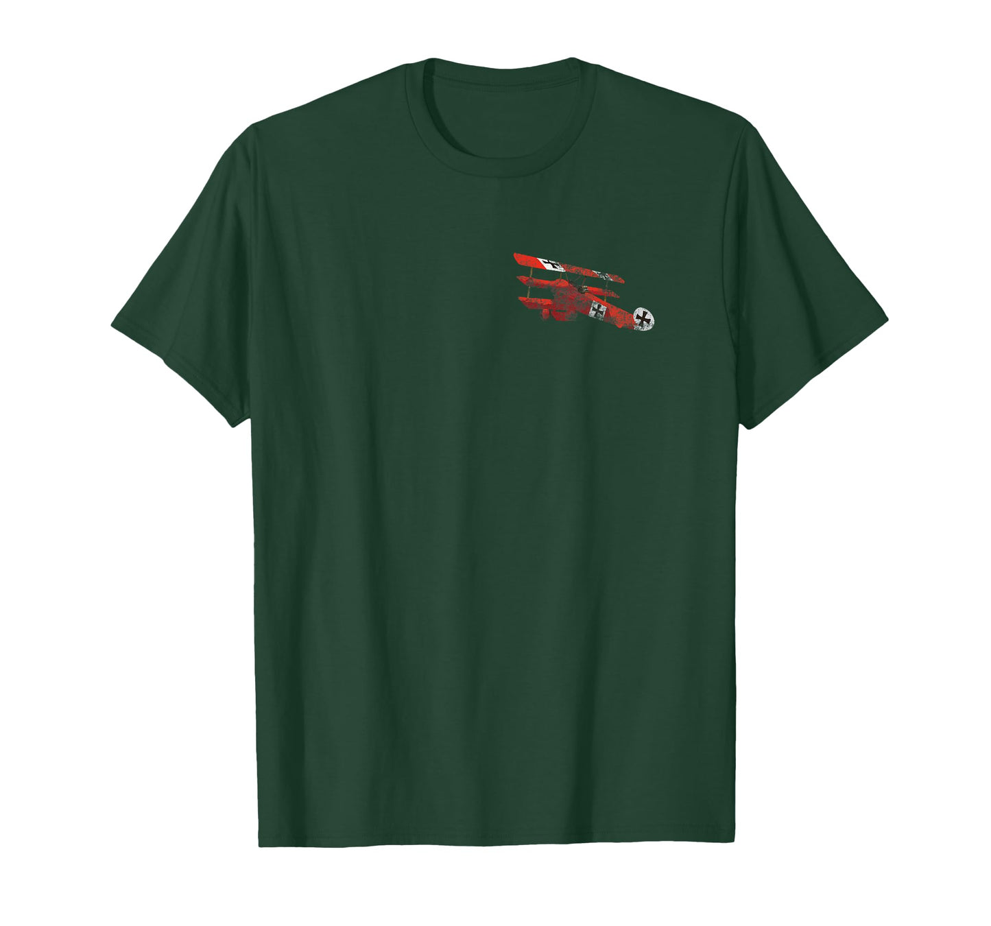 Red Baron Fokker Triplane WWI Fighter Ace Plane Gift T-Shirt