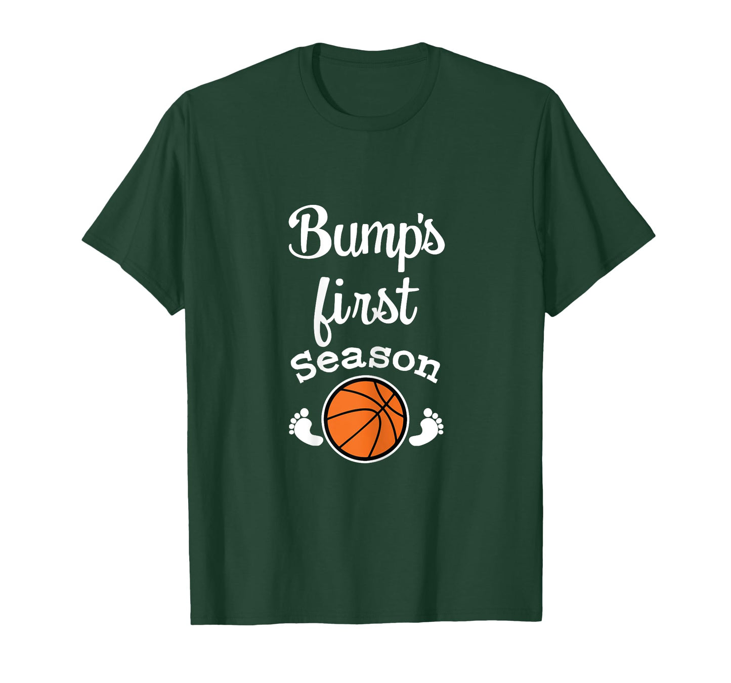Baby Bump's First Basketball Season Women's Expecting Shirt T-Shirt