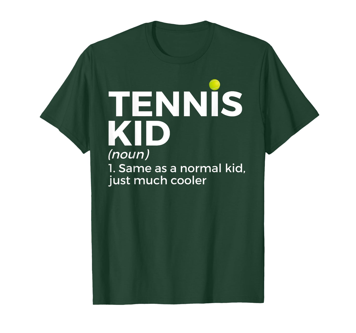 Funny Tennis Kid Definition Tennis Player T-Shirt