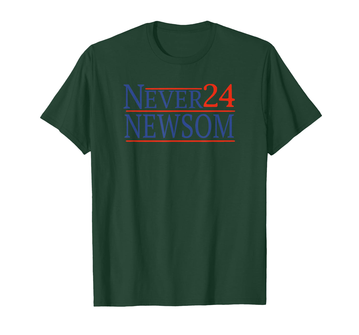 Anti Gavin Newsom Presidential Election Never Newsom 2024 T-Shirt