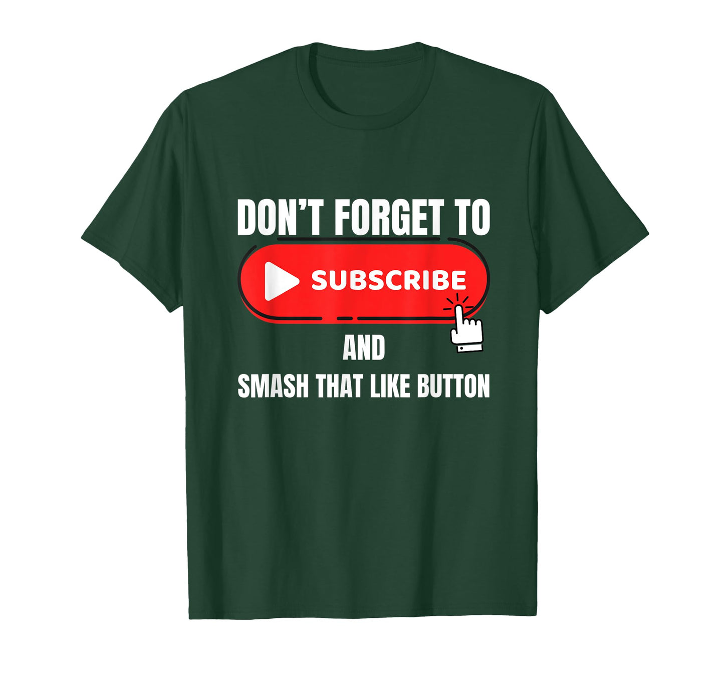 Vlogger Content Creator Don't Forget To Like and Subscribe T-Shirt