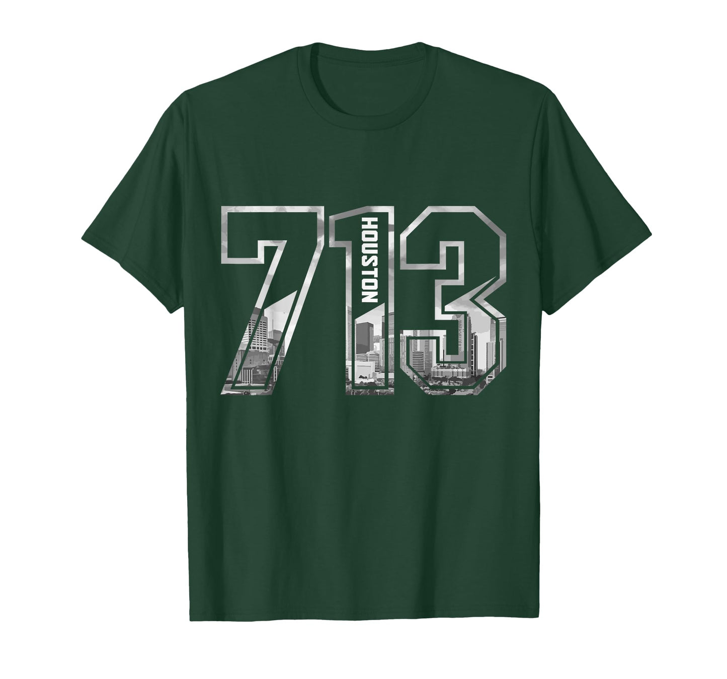 Houston Texas 713 Area Code Pride Vintage T-Shirt