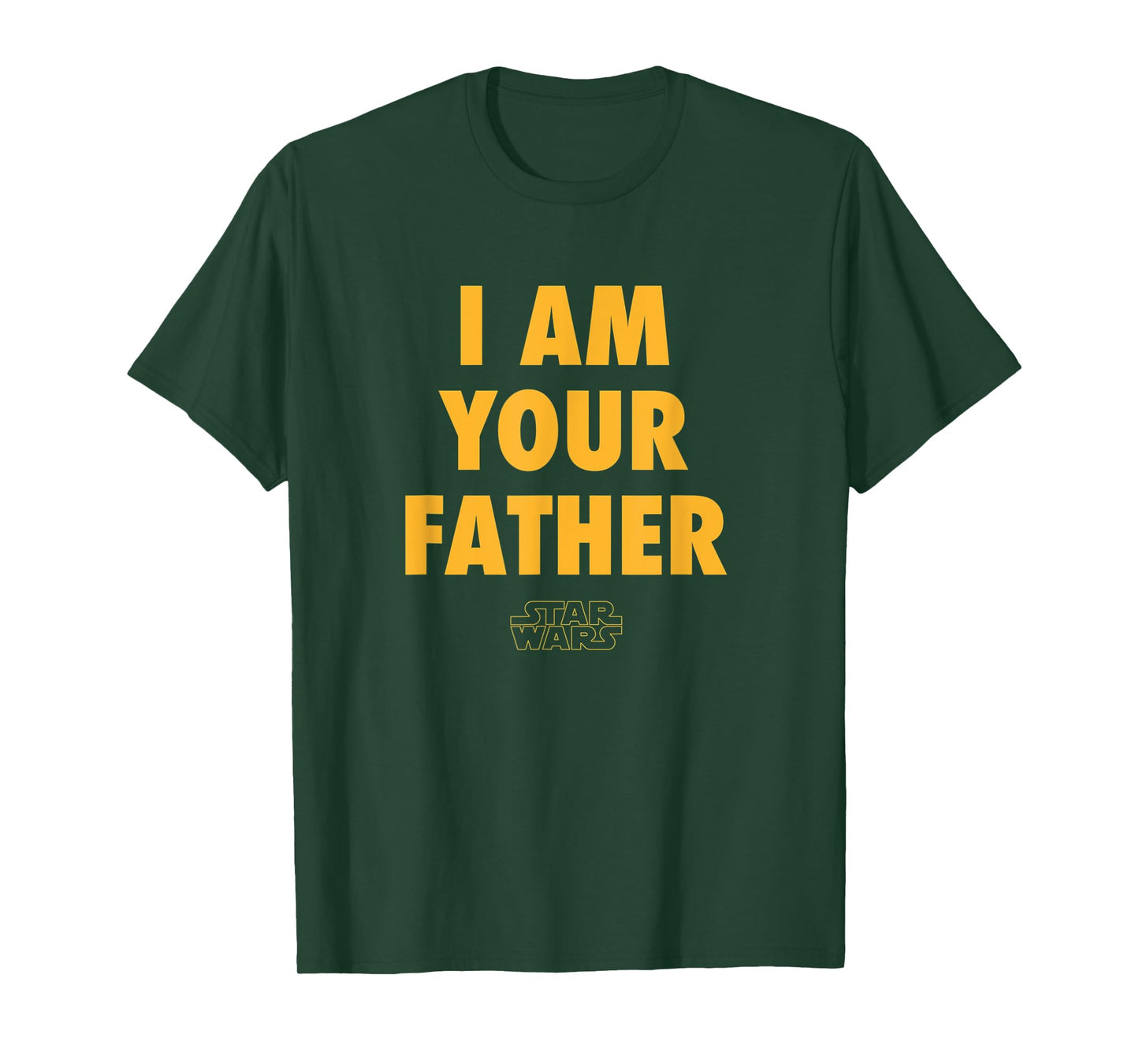 Amazon Essentials Disney | Marvel | Star Wars | Princess Men's Father's Day Graphic Short Sleeve T-Shirt, Black, Small