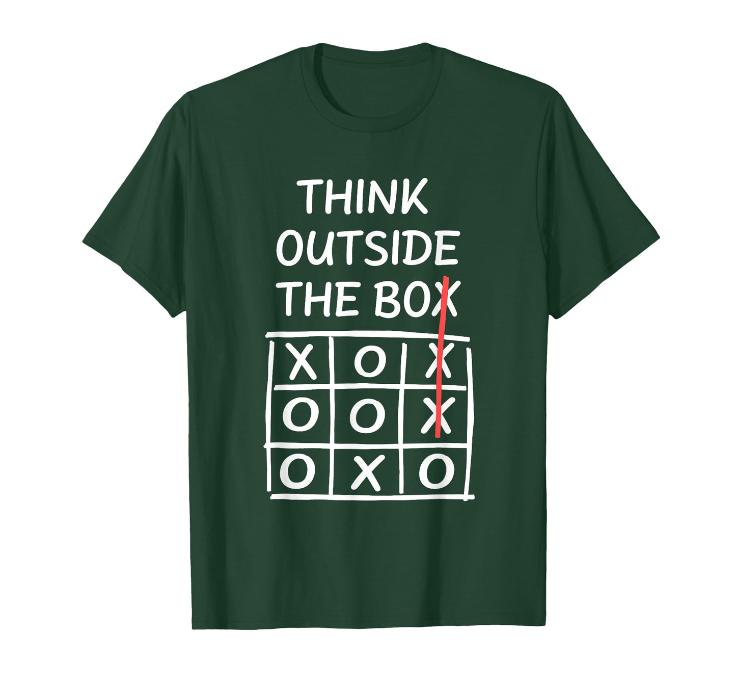 Think Outside the Box - Tik Tak Toe Game T-Shirt