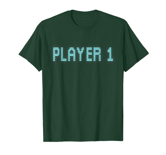 Player 1 Retro Arcade Cabinet Gaming T-Shirt T-Shirt